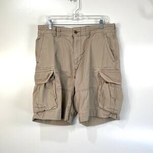 Polo Ralph Lauren Cargo Shorts Vintage 90s Khaki